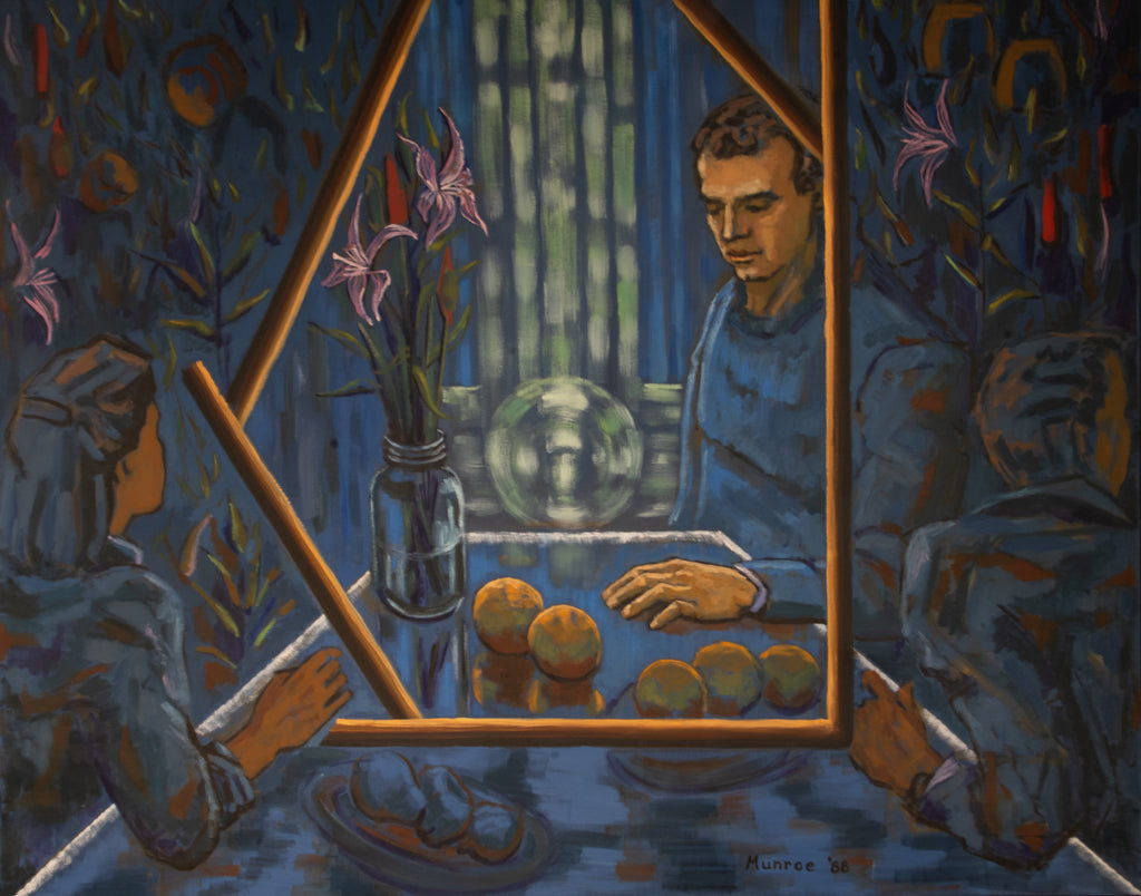 "Young Man, Oranges and Reflections."    48"x60"  1988
