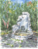 Soper Fountain 10"x7" Watercolour on Paper