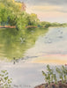 This Morning by the River  10"x8" Watercolour on Paper
