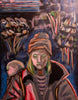 "Woman Refugee on Route with her Baby."    36"x28"  1991