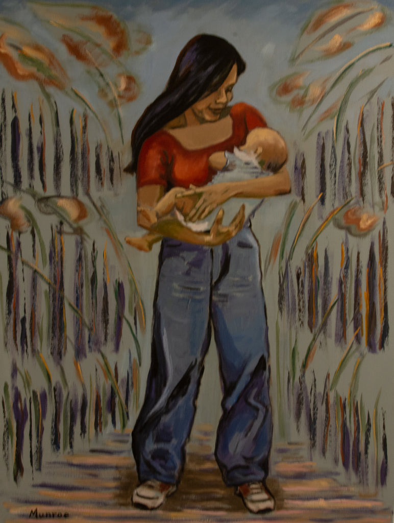 "Mother and Child In Boca"   40"x30"   1997