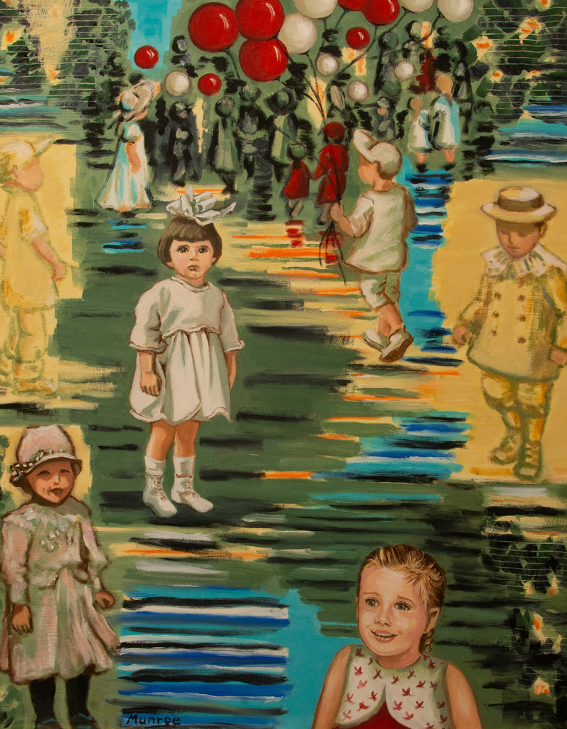 "The Generations Party; Children 1896 to 1996, All Together."    28"x22"  1996