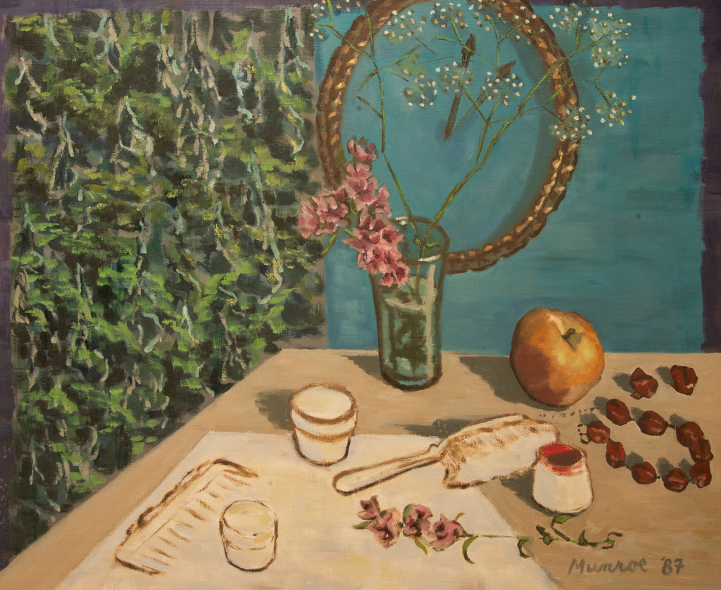 "Dressing Table, Forest, Sea and Clock."    24"x29"  1987
