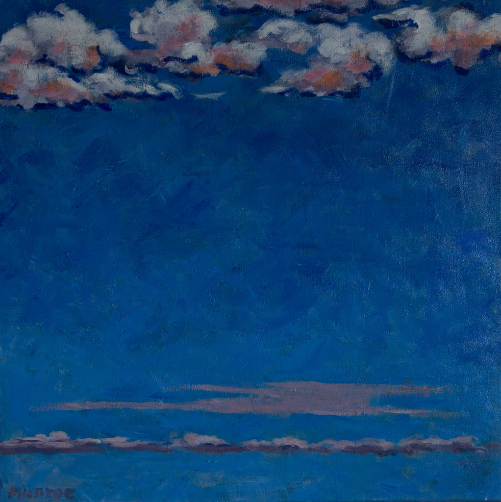 "Sky in Summer, Clouds High and Low."     20"x20"  2011